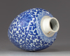 A Chinese blue and white 'scrolling lotus' jar