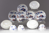 Eight Chinese Imari cups and saucers