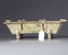 A CHINESE TERRACOTTA BRAZIER WITH CICADA'S, WESTERN HAN DYNASTY (206 BC-24 AD)