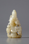 A Chinese jade figure of a Guanyin