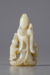 A Chinese jade figure of a Guanyin