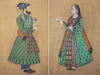 Two large Mughal paintings