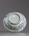 A blue and white 'kraak' bowl