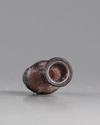 A ROMAN GLASS HEAD FLASK, CIRCA 3RD CENTURY AD