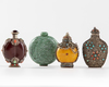 Five Chinese snuff bottles