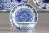 A group of Chinese blue and white objects