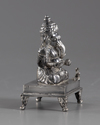 A silver figure of Ganesha