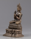A Nepalese bronze figure of Vairocana
