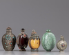 Five Chinese snuff bottles