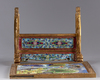 A CHINESE CLOISONNÉ TABLE SCREEN, 19TH CENTURY