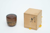A Japanese lacquerwork tea caddy (natsume) decorated with Mount Fuji
