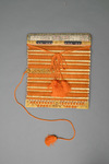A large gilded Japanese ōyoroi with orange cords (hi’ito odoshi yoroi). A large hoshikabuto-helmet with gilded parts, large fukikaeshi