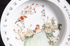 A CHINESE PORCELAIN BIRDS BASIN