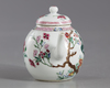 A Chinese famille rose teapot with cover 