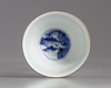 A SMALL JAPANESE BLUE AND WHITE BOWL, 17TH CENTURY