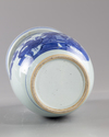 A Chinese blue and white Shou lao vase
