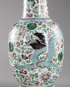 A LARGE CHINESE DOUCAI 'DRAGON' VASE, 19TH CENTURY