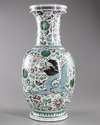 A LARGE CHINESE DOUCAI 'DRAGON' VASE, 19TH CENTURY