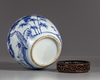 A Chinese blue and white pot
