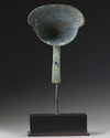 A Chinese bronze ladle