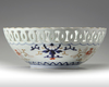 A Japanese openwork Imari bowl