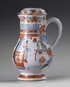 A Chinese famille rose jug and cover