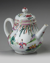 A CHINESE FAMILLE ROSE TEAPOT AND COVER, YONGZHENG PERIOD (1723-1735)