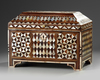 AN OTTOMAN MOTHER-OF-PEARL AND TORTOISESHELL INLAID CHEST