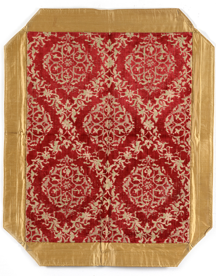 AN OTTOMAN VELVET HANGING PANEL