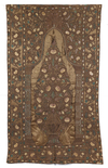AN OTTOMAN EMBROIDERED HANGING PANEL,19TH CENTURY