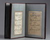 An Islamic composition of Islamic calligraphy bound in a book