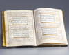 An Ottoman composition of Islamic calligraphy bound in a book