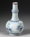 A Chinese doucai bottle vase
