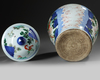 A CHINESE WUCAI JAR AND COVER,QING DYNASTY (1644-1911)