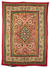 A PERSIAN RESHT EMBROIDERY, 19TH CENTURY