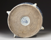 A LARGE CHINESE BLUE AND WHITE 'HUNDRED BOYS' BRUSH POT, BITONG, QING DYNASTY (1644-1911)