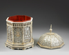 A MAGNIFICENT OTTOMAN MOTHER-OF-PEARL IVORY BOX