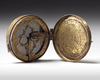 A GILT PERSIAN 'QIBLA' INDICATOR, FOR FINDING MECCA