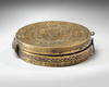 A GILT PERSIAN 'QIBLA' INDICATOR, FOR FINDING MECCA
