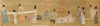 A CHINESE HORIZONTAL HANGING SCROLL