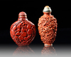 TWO CHINESE SNUFF BOTTLES, 19TH-20TH CENTURY