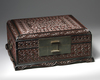 A CHINESE CARVED TIXI LACQUER BOX