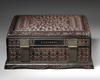 A CHINESE CARVED TIXI LACQUER BOX