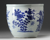 A CHINESE BLUE AND WHITE JARDINIÈRE