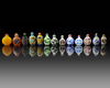 A GROUP OF THIRTEEN CHINESE SNUFF BOTTLES