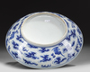 A CHINESE BLUE AND WHITE 'DRAGON' DISH, 19TH CENTURY
