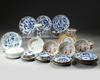 A GROUP OF TWENTY-FOUR CHINESE WARES AND TWO JAPANESE SAUCERS