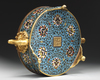 A CHINESE CLOISONNE ENAMEL TRIPOD CENSER, QING DYNASTY (1644-1911)
