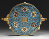 A CHINESE CLOISONNE ENAMEL TRIPOD CENSER, QING DYNASTY (1644-1911)