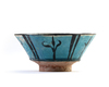 A RAQQA TURQUOISE GLAZED POTTERY BOWL, SYRIA, 13TH-14TH CENTURY
